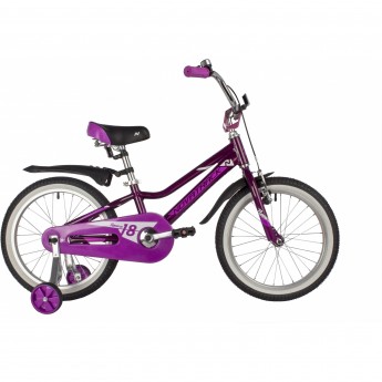 Детский велосипед NOVATRACK NOVARA 18” фиолетовый Детский велосипед NOVATRACK NOVARA 18” фиолетовый