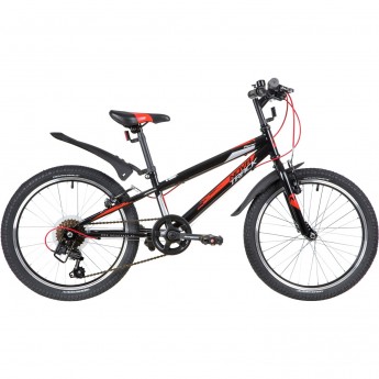 Детский велосипед NOVATRACK RACER 6.V 20" чёрный Детский велосипед NOVATRACK RACER 6.V 20" чёрный
