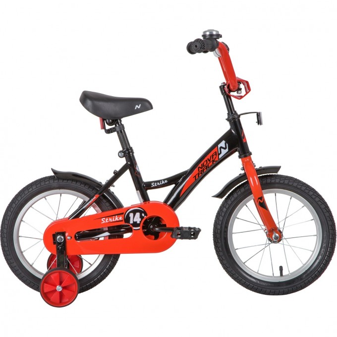 Детский велосипед NOVATRACK STRIKE 14” черный-красный 143STRIKE.BKR20 Детский велосипед NOVATRACK STRIKE 14” черный-красный 143STRIKE.BKR20