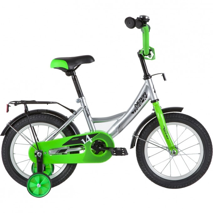 Детский велосипед NOVATRACK VECTOR 14” серебристый 143VECTOR.SL22