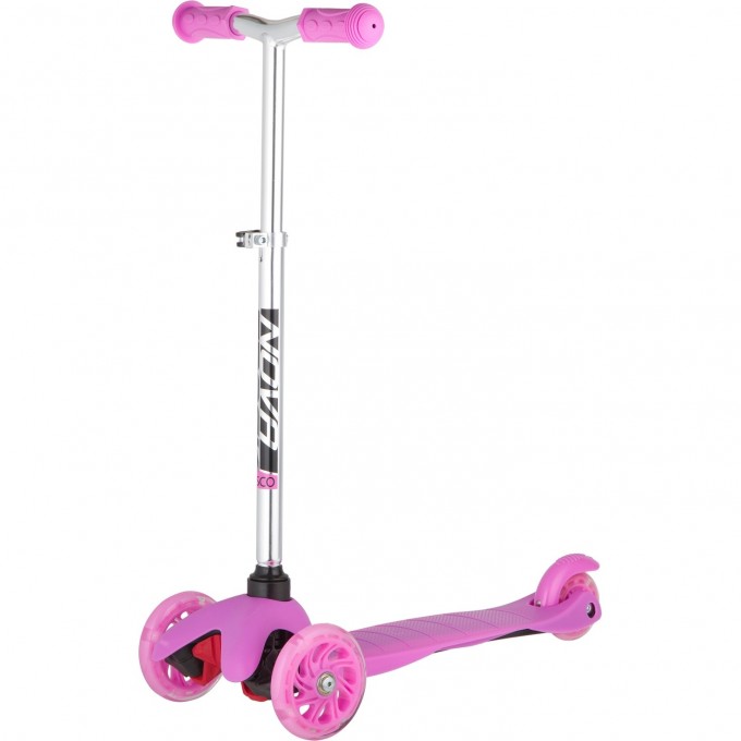 Кикборд NOVATRACK DISCO-KIDS BASIC розовый 120H.DISCOKIDS.PN20 Кикборд NOVATRACK DISCO-KIDS BASIC розовый 120H.DISCOKIDS.PN20