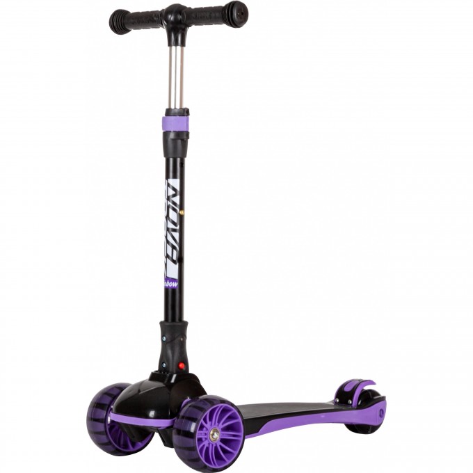 Кикборд NOVATRACK RAINBOW BASIC NEW черно-фиолетовый 120BB.RAINBOW.BVT22 Кикборд NOVATRACK RAINBOW BASIC NEW черно-фиолетовый 120BB.RAINBOW.BVT22