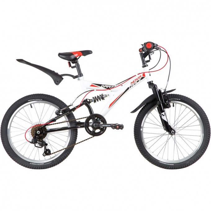 Подростковый велосипед NOVATRACK 20" DART 6.V белый 20SS6V.DART.WT20 Подростковый велосипед NOVATRACK 20" DART 6.V белый 20SS6V.DART.WT20