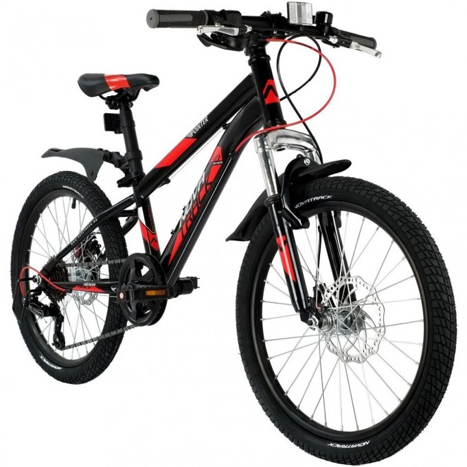 Подростковый велосипед NOVATRACK 20" POINTER черный 20SH6D.POINTER.BK21 Подростковый велосипед NOVATRACK 20" POINTER черный 20SH6D.POINTER.BK21