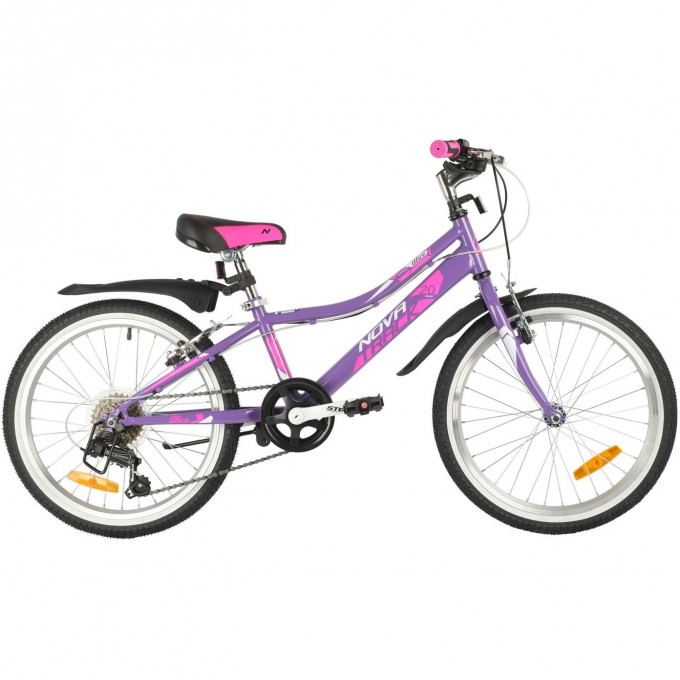 Подростковый велосипед NOVATRACK ALICE 6.V 20" фиолетовый 20SH6V.ALICE.VL21 Подростковый велосипед NOVATRACK ALICE 6.V 20" фиолетовый 20SH6V.ALICE.VL21