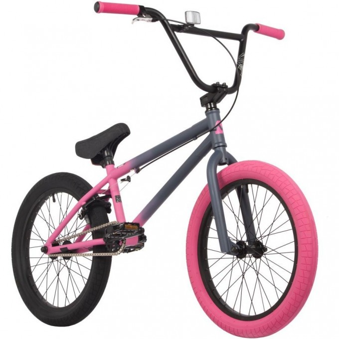 Велосипед NOVATRACK 20" BMX JUPITER тёмно серо-розовый, сталь, рама 20", U-BRAKE 20BMX.JUPITER.PNG4 Велосипед NOVATRACK 20" BMX JUPITER тёмно серо-розовый, сталь, рама 20", U-BRAKE 20BMX.JUPITER.PNG4